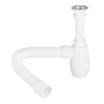 Сифон для раковины Wirquin Pro 1 1/4х40 мм с выпуском d63 мм с соединением 40/50 мм (30718050)