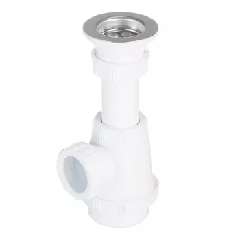 Сифон для раковины и биде Wirquin Pro 1 1/4х32 мм c выпуском d63 мм (30975059)