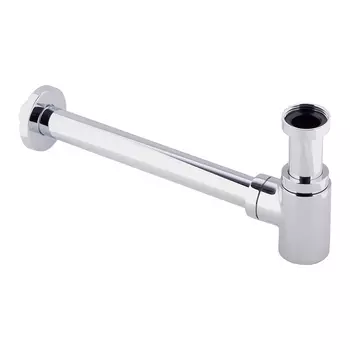 Сифон для раковины Wirquin Linies Mini 1 1/4х32 мм без выпуска с отводом хром (31640003)