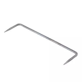 Скоба строительная кованая d8 300х70 мм (10 шт.)