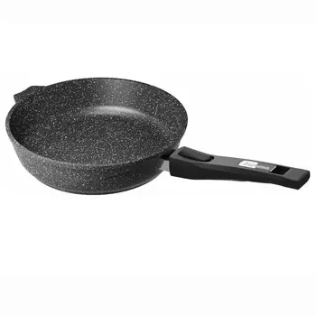 Сковорода Мечта Гранит Black d18 см литой алюминий с антипригарным покрытием (018802)