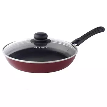 Сковорода Scovo Expert d24 см штампованный алюминий с антипригарным покрытием с крышкой (60037963)