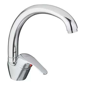 Смеситель для кухни Corsa Deco Aqua хром с высоким изливом однорычажный (966391)