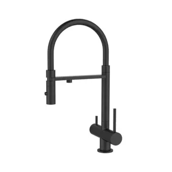 Смеситель для кухни Iddis Ace черный с гибким изливом с подключением к фильтру (ACEBLFFi05)