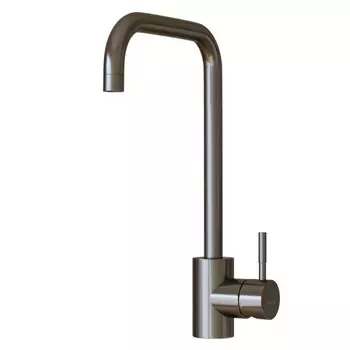 Смеситель для кухни Mixline графит с высоким изливом однорычажный (553814)