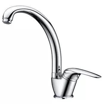 Смеситель для кухни WasserKraft Rossel хром с высоким изливом однорычажный (2807)