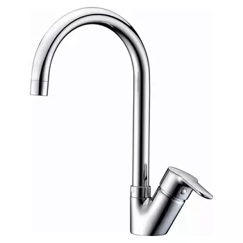 Смеситель для кухни WasserKraft Ruhr хром с высоким изливом однорычажный (24407)