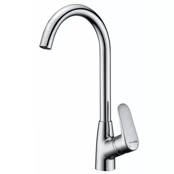 Смеситель для кухни WasserKraft Vils хром с высоким изливом однорычажный (5607)
