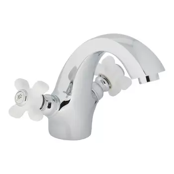 Смеситель для раковины Lavelly Simple хром двухвентильный (672191)