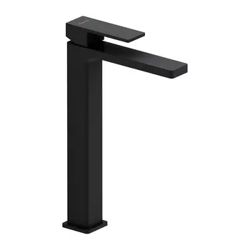 Смеситель для раковины высокий Damixa Gala черный однорычажный (530250300)