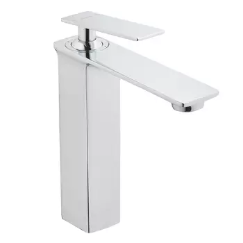 Смеситель для раковины высокий Lavelly Slim хром однорычажный (672233)