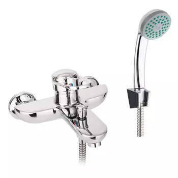 Смеситель для ванны Corsa Deco Contour хром однорычажный с коротким изливом с лейкой (624660)