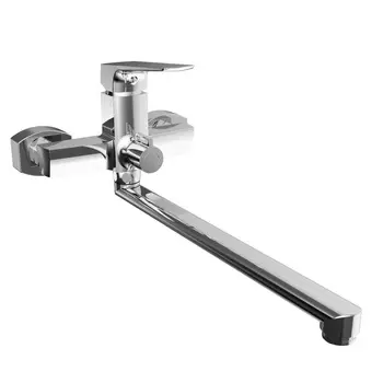 Смеситель для ванны Tokito Sendal хром однорычажный с длинным изливом с лейкой (TOK-SEN-1015)