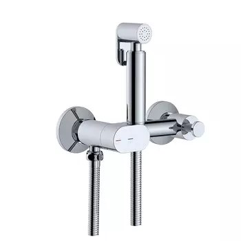 Смеситель с гигиеническим душем Corsa Deco хром (HF006)