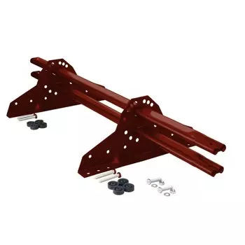 Снегозадержатель трубчатый овальный Grand Line 1 м коричнево-красный RR 29