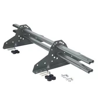 Снегозадержатель трубчатый овальный Grand Line 1 м светло-серый RAL 7004