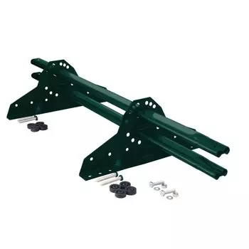 Снегозадержатель трубчатый овальный Grand Line 1 м зеленый RAL 6005