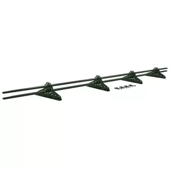 Снегозадержатель трубчатый овальный Grand Line 3 м зеленый хром RAL 6020