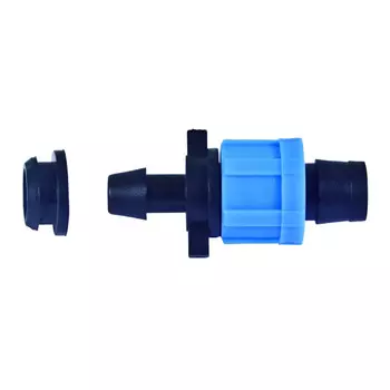 Соединитель 12 мм для капельной трубки 16 мм Профитт пластиковый с уплотнителем (1680363)