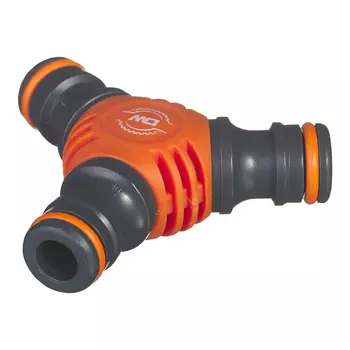 Соединитель 3/4х1/2х3/4 для поливочного шланга Daewoo пластиковый (DWC 3300)