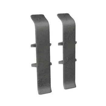 Соединитель Деконика 70 мм лофт серый Г-профиль (2 шт.)