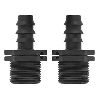 Соединитель для капельной трубки 16 мм 1/2 MasterProf пластиковый (2 шт.) (ДС.070721)