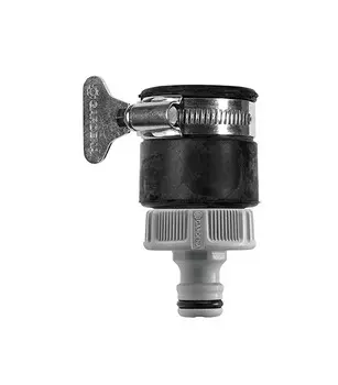 Соединитель для подключения шланга с краном Gardena (02907-20) пластиковый 3/4" без резьбы