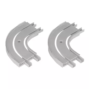 Соединитель двухрядный поворотный круглый внешний (2 шт.)