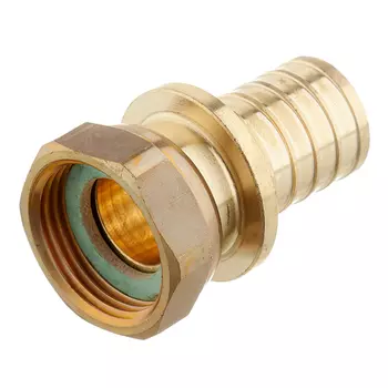Соединитель прямой Stout 32 мм х 1 ВР(ш) с накидной гайкой латунный (SFA-0019-003210)