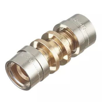 Соединитель прямой Tece 16 х 16 мм для труб SLQ PE-RT латунь (77220016)