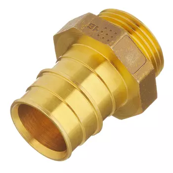 Соединитель прямой Uponor (1008730) 32 мм х 1 НР(ш) латунный