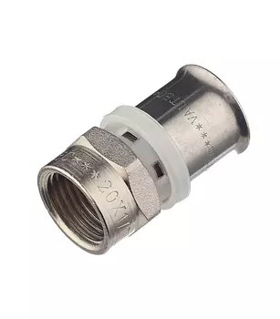 Соединитель прямой VALTEC (VTm.202.N.002004) 20(пресс) х 1/2 ВР(г)