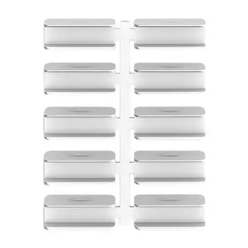 Соединитель скрытый Ideal Дюра белый прямой (10 шт.)