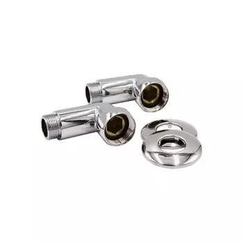 Соединитель угловой для полотенцесушителя VRT 1 ВР(г) х 3/4 НР(ш) хром