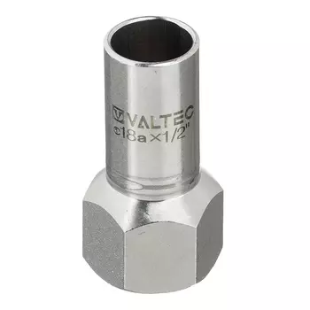 Соединитель Valtec (VTi.907.I.001804) 18 мм х 1/2 ВР(г) нержавеющая сталь