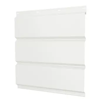 Софит металлический сплошной Grand Line сигнальный белый RAL 9003 2000х357х0,45 мм