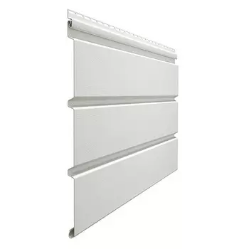 Софит ПВХ сплошной Docke Standard пломбир 3000х305 мм