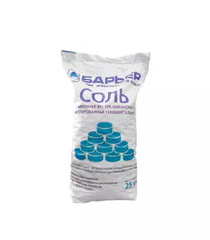 Соль Барьер Экстра таблетированная 25 кг