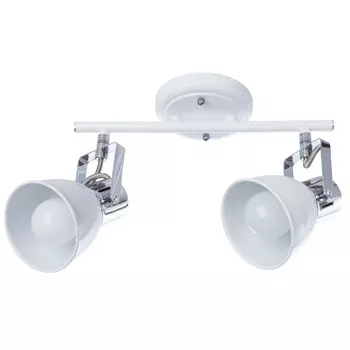 Спот Arte Lamp Jovi E14 80 Вт 4 кв.м белый/серебристый IP20 (A1677PL-2WH)
