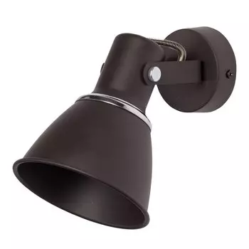 Спот настенный De City Ринген Е14 40 Вт 2 кв.м коричневый IP20 (547021401)