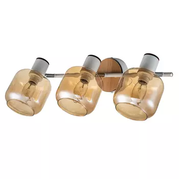 Спот настенный Escada Hugge E14 120 Вт 7 кв.м белый/коричневый IP20 (10177/3A White)