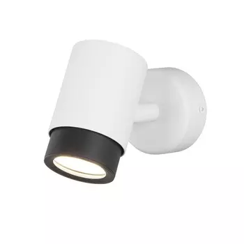 Спот настенный Eurosvet Morgan GU10 35 Вт 4 кв.м белый/черный IP20 (a056160)