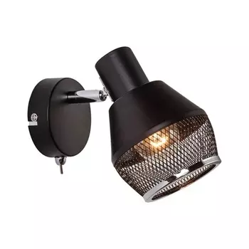 Спот настенный Escada Glenn E14 40 Вт 3 кв.м хром/черный IP20 (1116/1A)