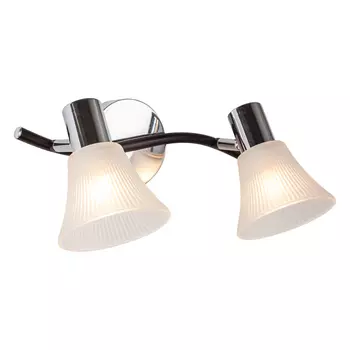 Спот настенный Escada Horn E14 120 Вт 6 кв.м хром/белый IP20 (661/2A)