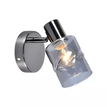 Спот настенный Escada Twist E14 60 Вт 3 кв.м хром IP20 (1133/1 Black)