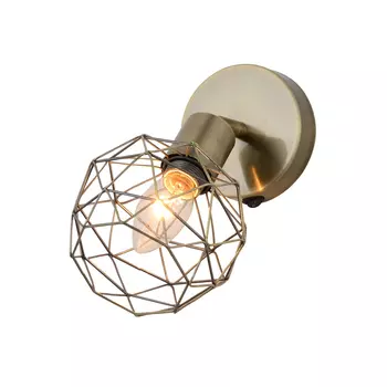 Спот настенный Escada Soho E14 40 Вт 3 кв.м состаренная бронза IP20 (1128/1A Brass)