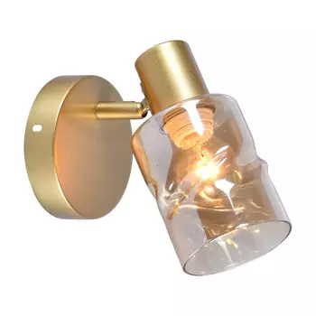 Спот настенный Escada Twist E14 60 Вт 3 кв.м золото IP20 (1133/1)