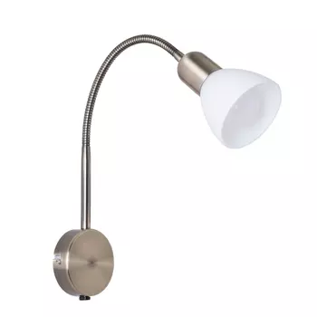 Спот настенный Arte Lamp E14 40 Вт 2 кв.м бронза/белый IP20 (A3116AP-1AB)