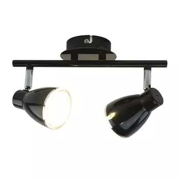 Спот светодиодный Arte Lamp Gioved 3000 К 10 Вт 2 кв.м черный IP20 (A6008PL-2BK)