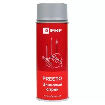 Спрей цинковый EKF Presto (lp-zinc)